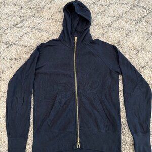 Aimé Leon Dore Men's Navy Zip-up Hoodie - Medium